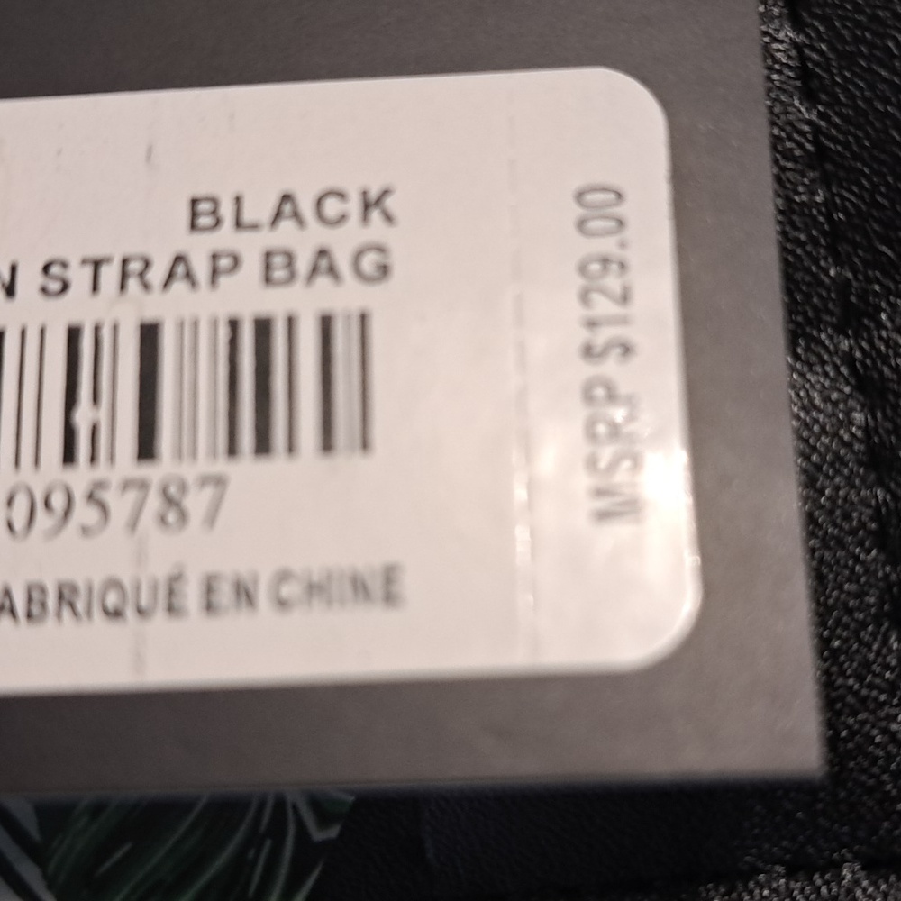 FLASH SALE Badgley Mischka Elegant Black Quilted Tote Bag New 129 - Picture 3 of 7